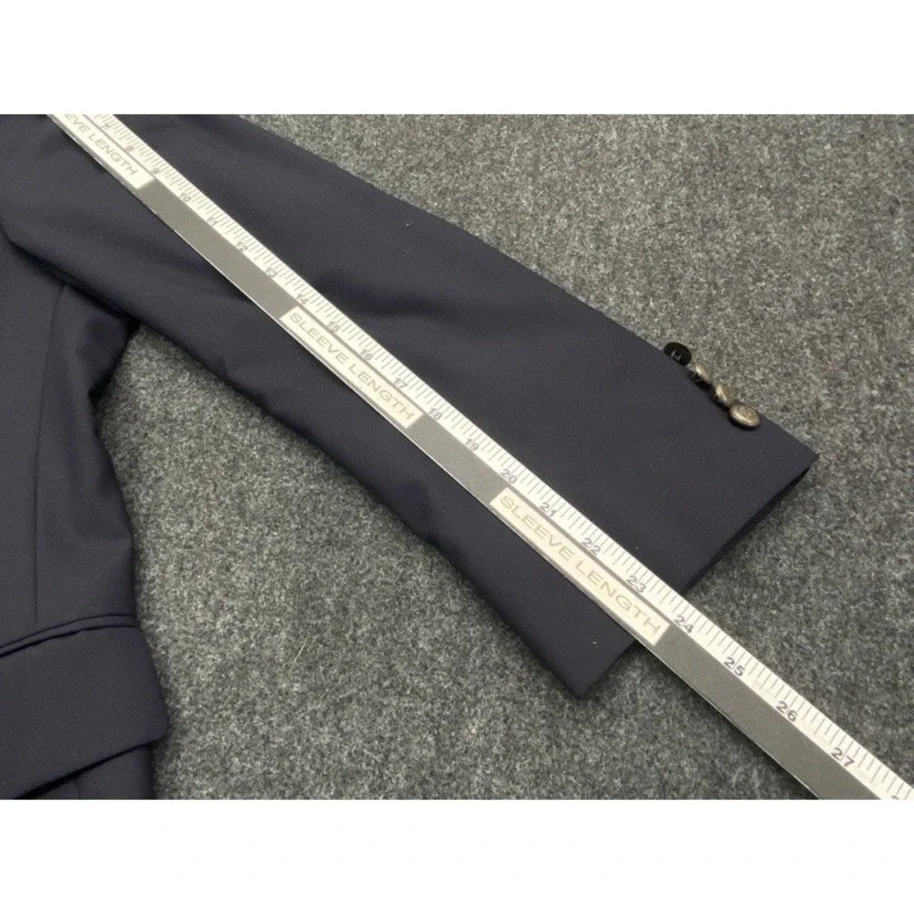 Jos. A. Bank Blazer Mens 48 Navy Blue Gold Crest Button Sport Coat Business